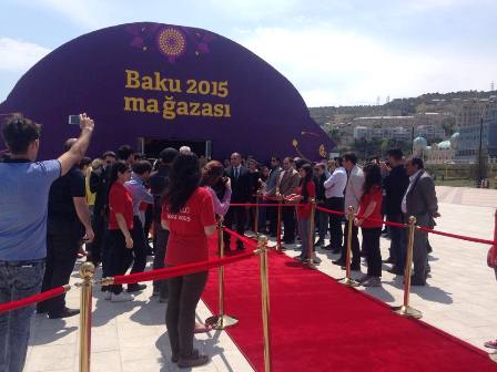 `Baku - 2015`in mağazası açıldı -  FOTOLAR 